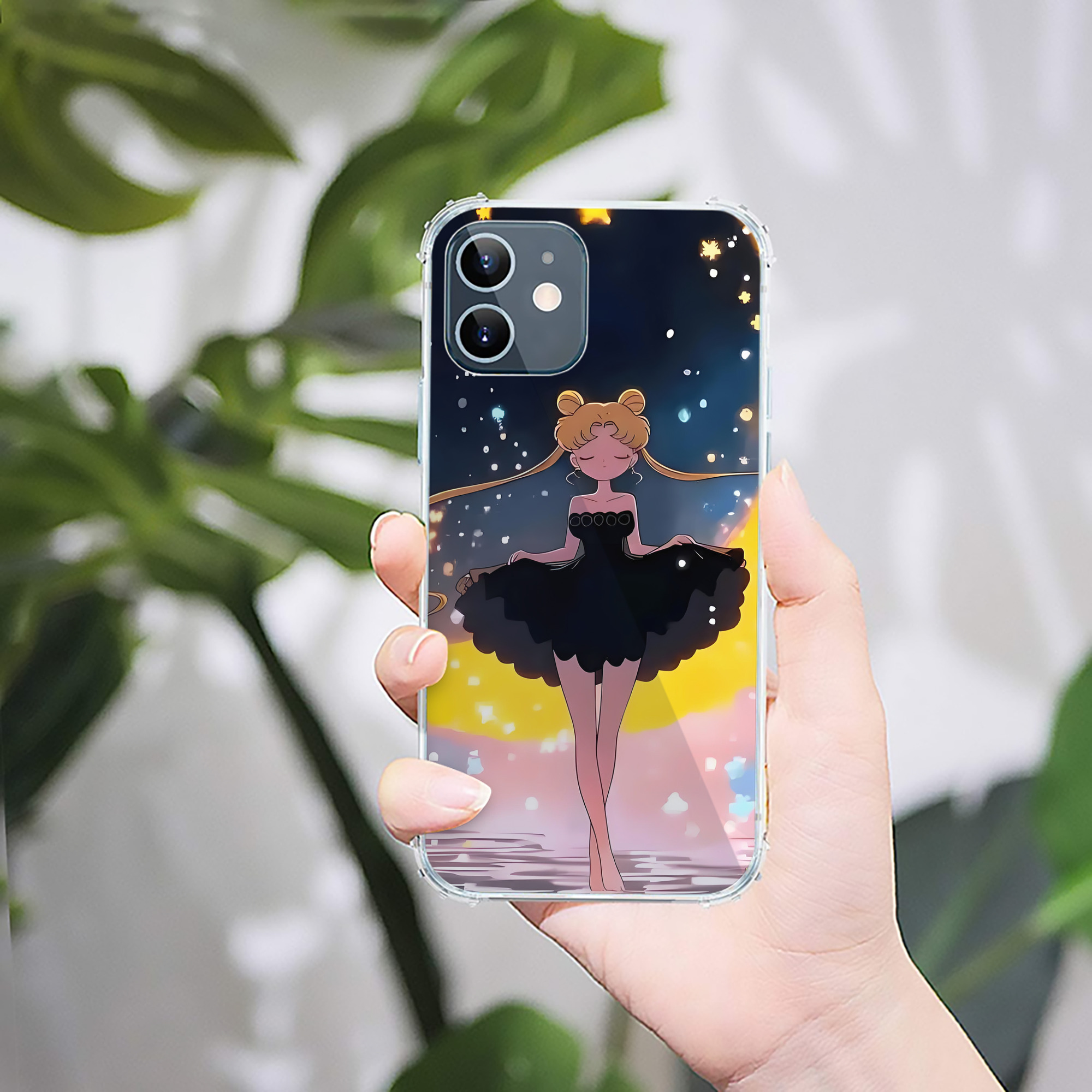 （画像用） 美少女戦士セーラームーン Sailor Moon 【iPhone 12シリーズ対応】透明スマホケース（クリアソフトケース）